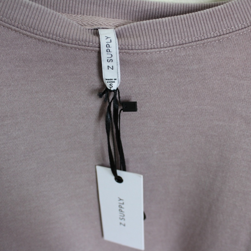 NWT Z Supply The Fleece Pullover Cropped - Picture 4 of 4